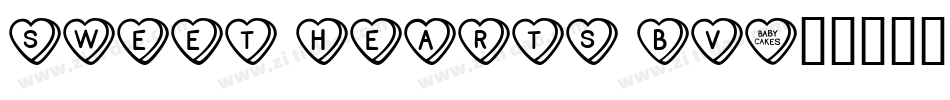 Sweet Hearts BV字体转换